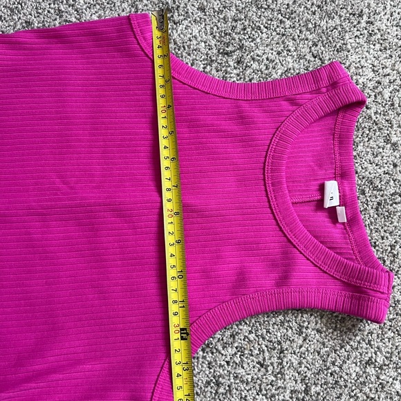 Gap Women’s Dark Pink Soft Knit Ribbed Dress Sleeveless Dress In Size XS - Picture 3 of 9